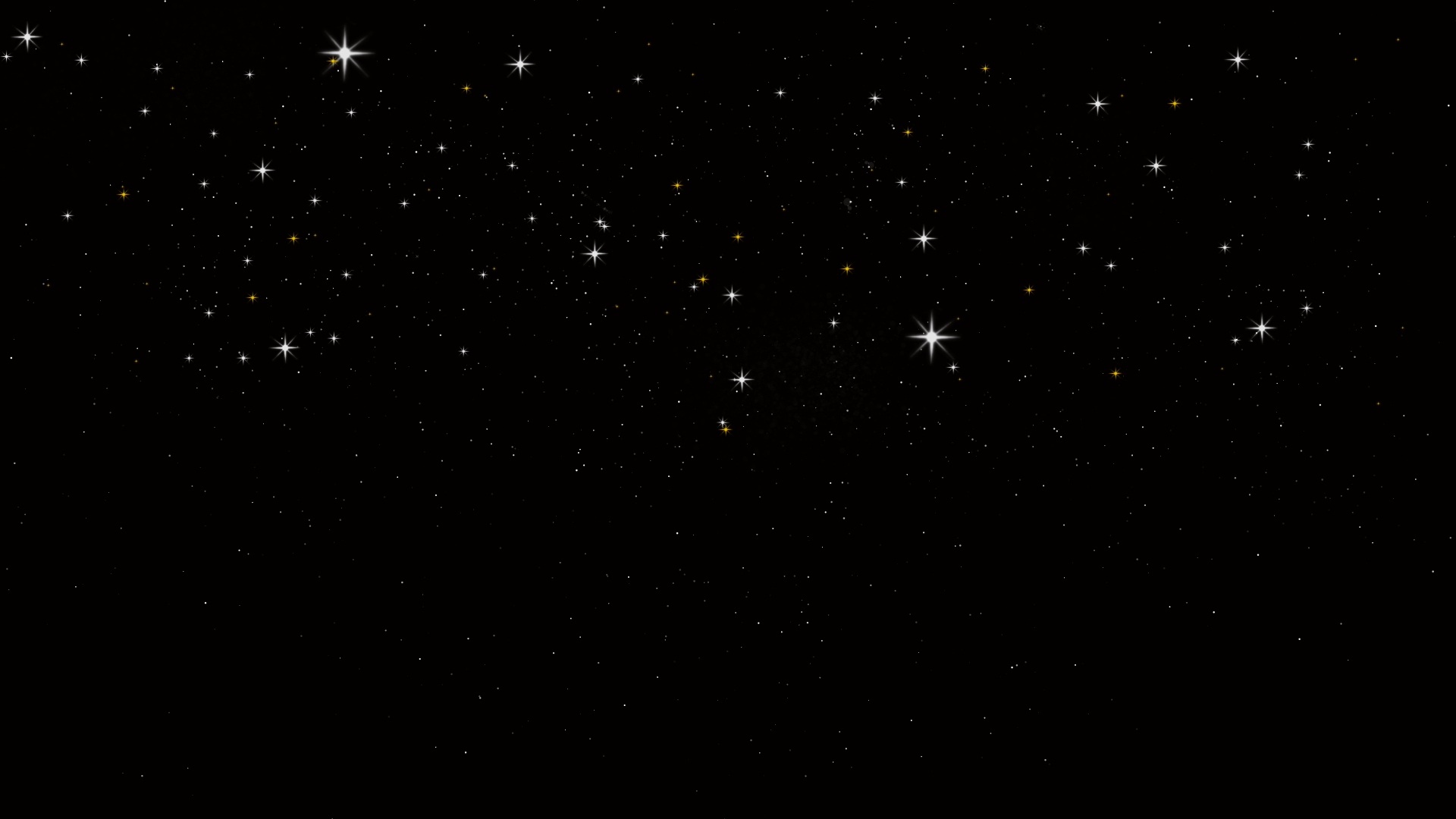 Black Night Gold White Stars Larger Background